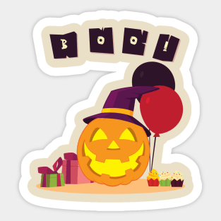 Halloween Part Sticker